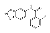Benzamide, 2-fluoro-N-1H-indazol-5-yl- (9CI)结构式
