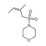 N-[(Z)-2-methylbut-2-ene-1-sulfonyl]morpholine Structure