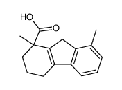 1,8-dimethyl-2,3,4,9-tetrahydro-1H-fluorene-1-carboxylic acid结构式