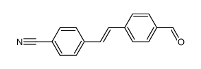 4-(4-formylstyryl)benzonitrile结构式