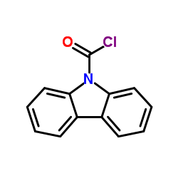 咔唑-N-甲酰氯结构式