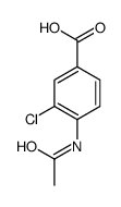 4-乙酰氨基-3-氯苯甲酸结构式