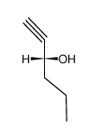 (R)-1-HEXYN-3-OL结构式