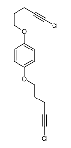 1,4-bis(5-chloropent-4-ynoxy)benzene结构式