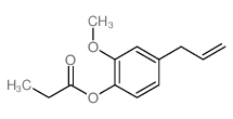 Eugenol propionate结构式