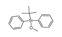 叔丁基二苯基甲氧基硅烷结构式