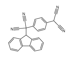9-Fluorenyl[4-(dicyanomethyl)phenyl]dicyanomethane结构式