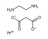 ethane-1,2-diamine,platinum(2+),propanedioate结构式