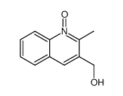 2-methyl-3-(hydroxymethyl)quinoline 1-oxide Structure