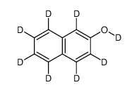 2-羟基萘-D8结构式