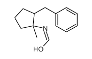 N-(2-benzyl-1-methylcyclopentyl)formamide结构式
