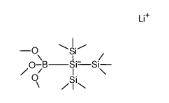 lithium tris(trimethylsilyl)silyl trimethoxyborate结构式