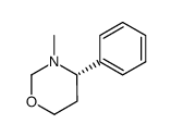 (S)-(-)-3-methyl-4-phenyltetrahydro-1,3-oxazine结构式