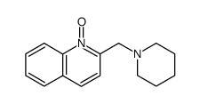 2-Piperidinomethylchinolin-1-oxid结构式