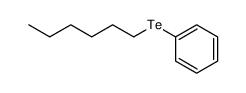 1-hexyl phenyl telluride结构式