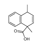 1,4-dimethyl-1,4-dihydro-1-naphthoic acid Structure