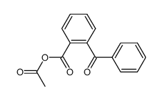 (2-benzoyl-benzoic acid )-acetic acid-anhydride结构式