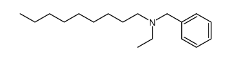 N-benzyl-N-ethylnonan-1-amine结构式