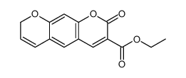 3-carbethoxypyranocoumarin Structure