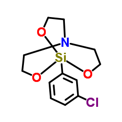 m-chlorophenoxysilatrane Structure