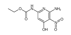 ethyl (6-amino-4-hydroxy-5-nitropyridin-2-yl)carbamate Structure