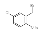 2-(溴甲基)-4-氯-1-甲苯结构式