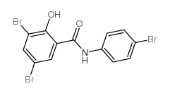 3,5,4'-三溴水杨酰苯胺结构式