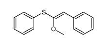 (E)-1-methoxy-2-phenyl-1-(phenylthio)ethene Structure