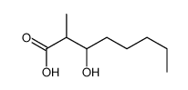 3-hydroxy-2-methyloctanoic acid Structure