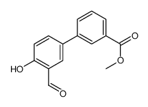 methyl 3-(3-formyl-4-hydroxyphenyl)benzoate Structure