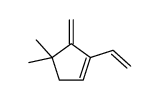 1-ethenyl-4,4-dimethyl-5-methylidenecyclopentene Structure
