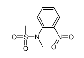 N-methyl-N-(2-nitrophenyl)methanesulfonamide结构式