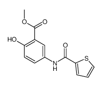 methyl 2-hydroxy-5-(thiophene-2-carbonylamino)benzoate结构式