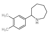 2-(3,4-二甲基苯基)-氮杂烷结构式