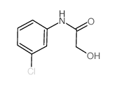 N-(3-chlorophenyl)-2-hydroxy-acetamide结构式