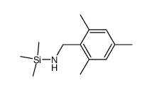 N-(mesitylmethyl)-N-(trimethylsilyl)amine Structure
