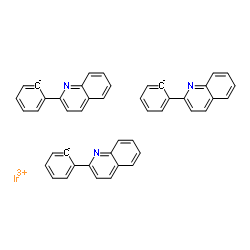 (OC-6-22)-三[2-(2-喹啉基)苯基]铱结构式