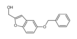 (5-(benzyloxy)benzofuran-2-yl)methanol结构式