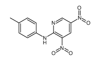N-(4-methylphenyl)-3,5-dinitropyridin-2-amine结构式