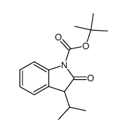 N-Boc-3-isopropyl-2-oxoindole Structure