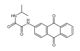 N'-(9,10-dioxoanthracen-2-yl)-N'-propan-2-yloxamide结构式