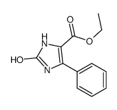 Ethyl 2-oxo-5-phenyl-2,3-dihydro-1H-imidazole-4-carboxylate结构式