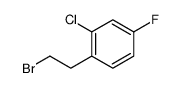1-(2-溴乙基)-2-氯-4-氟苯结构式