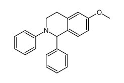 6-methoxy-1,2-diphenyl-3,4-dihydro-1H-isoquinoline Structure