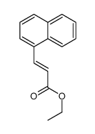 ethyl 3-naphthalen-1-ylprop-2-enoate结构式