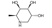 1-脱氧岩藻野九霉素盐酸盐结构式