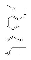 N-(1-hydroxy-2-methylpropan-2-yl)-3,4-dimethoxybenzamide结构式
