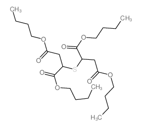 Butanedioic acid,2,2'-thiobis-, tetrabutyl ester (9CI)结构式