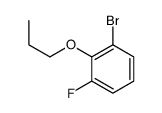 1-Bromo-3-fluoro-2-propoxybenzene Structure