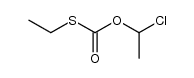 O-(1-chloroethyl) S-ethyl thiocarbonate结构式